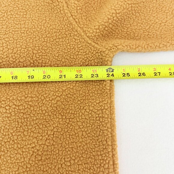 NWT Timberland Men's Full Zip Warm Cozy Tan Sherpa Jacket Size L Stand-up Collar - Picture 10 of 11